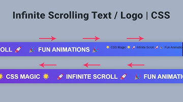 🎨✨ Infinite Scrolling Text & Logo Animation | MZCODE01 | Responsive #webdesign #css #coding #csstips