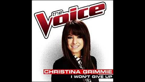 Christina Grimmie - I Won't Give Up  (TheVoiceRecording 2014)