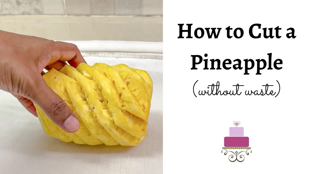 How To Cut A Pineapple Without Waste How to Cut a Pineapple (without waste) - YouTube