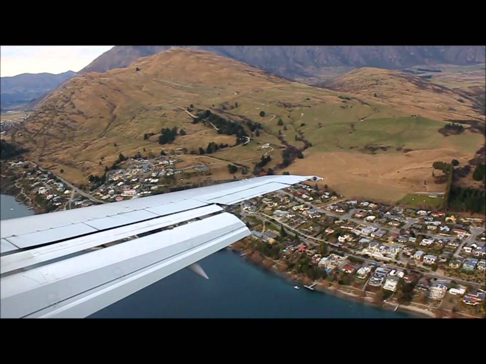 Air New Zealand 737 Landing in Queenstown RW 05 - YouTube