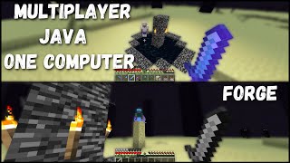 How To Play Minecraft Split Screen On PC With Only One Account (Forge) screenshot 3