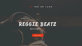 How to make a beat selling website for FREE in 2023 with WIX