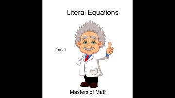 Literal Equations 1