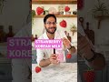 KOREAN STRAWBERRY MILK 🍓 EASY AND YUMMY #shorts