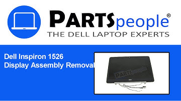 Dell Inspiron 1526 (PP29L) Display Assembly How-To Video Tutorial