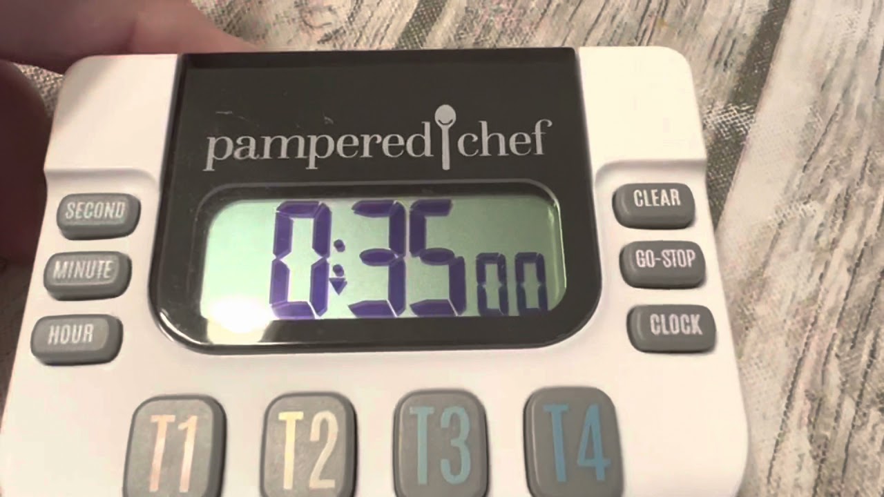 Pampered Chef Kitchen Digital Timer YouTube