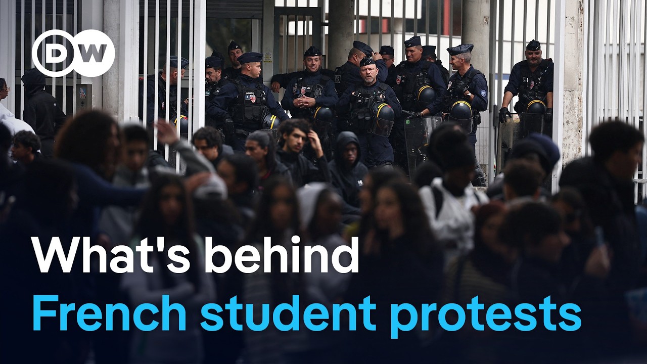 Why France's school students are protesting against their government | DW News
