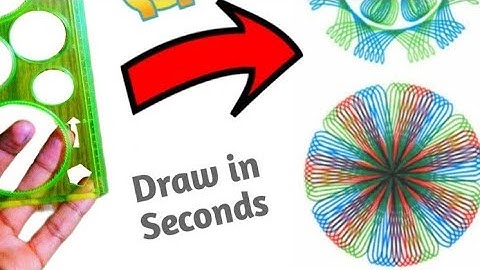 Spirograph | Designer Ruler to Draw Patterns | Useful Tool found in Amazon #art #draw #spirograph