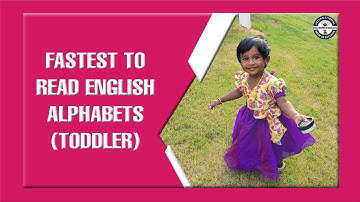 FASTEST TO READ ENGLISH ALPHABETS TODDLER