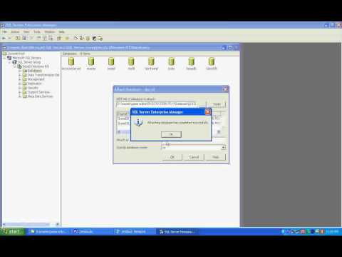 attach database PKO/TOP server files into MSSQL 2000