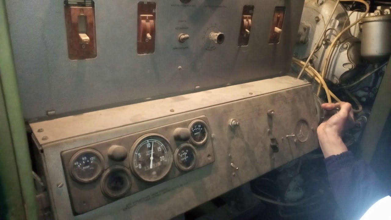 Запуск дизель генератора