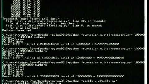 Techniques for improving Python performance