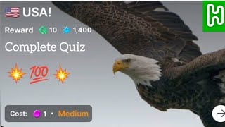 USA Quiz Answer | HICH App | Earn in Pound | Joining Link Available in Description screenshot 4