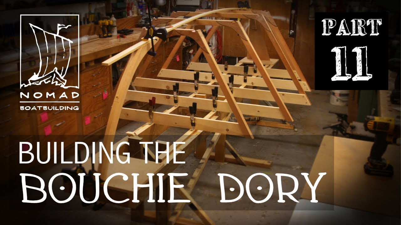 Building the Bouchie Dory Part 11 - Setting up the building jig.