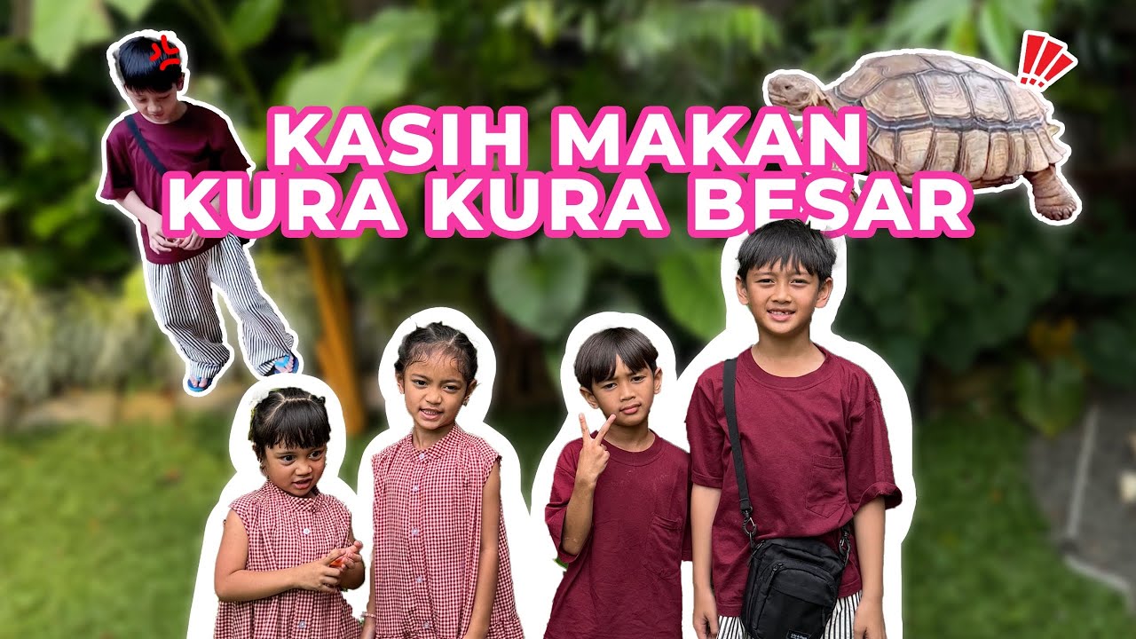 REYS FAMILY JALAN JALAN KE SUSY GARDEN, ABANG REYNAN MALAH DIKEJAR-KEJAR KURA KURA BESAR