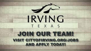 Irving's Solid Waste Services team is hiring!
