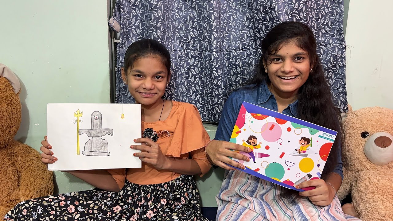 నా Drawing video ||  అందరికీ శివరాత్రి శుభాకాంక్షలు friends || నేను వేసిన డ్రాయింగ్ లో ఏది నచ్చింది