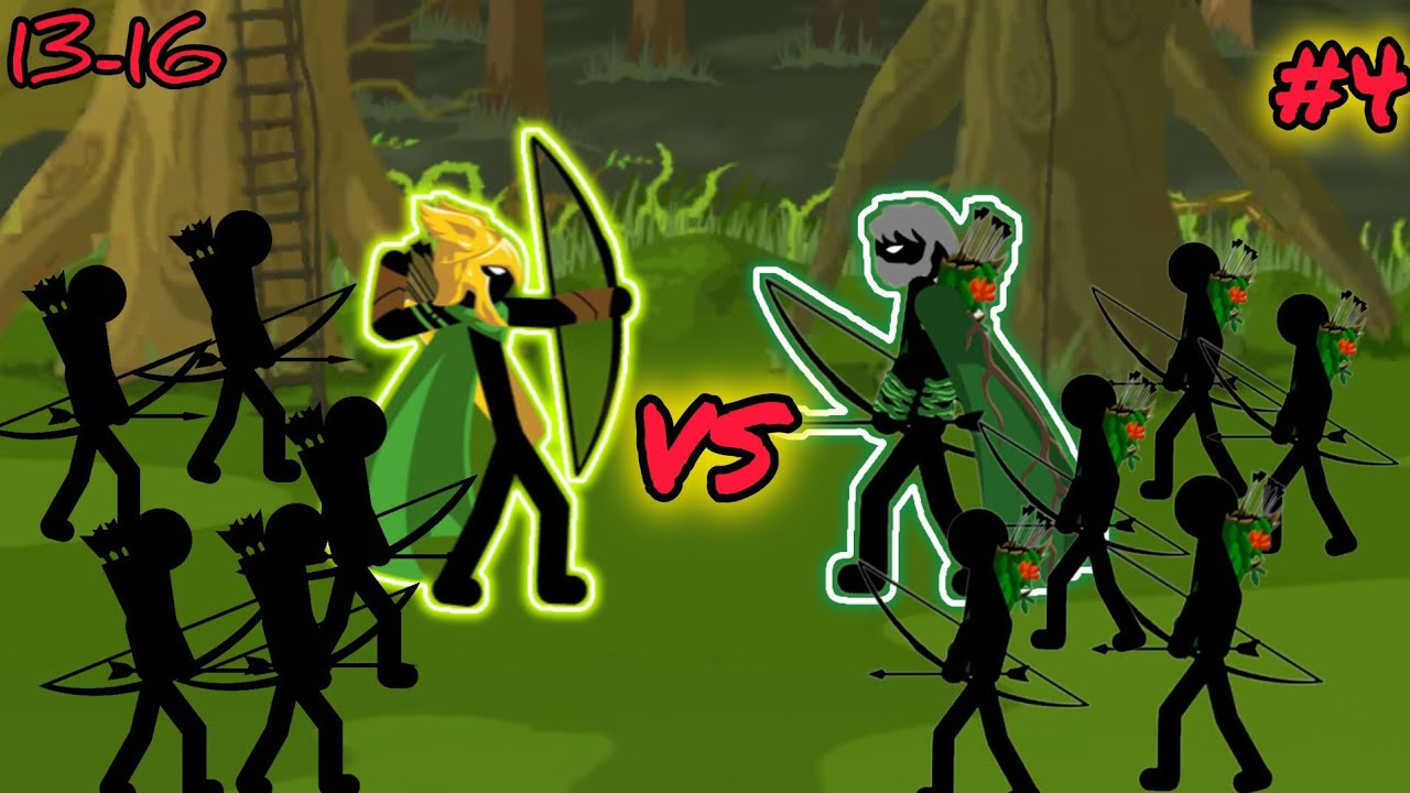 Kytchu VS Archis || Stage 13-16 || Stick war saga