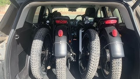 Folding Rad Power Bikes into SUV