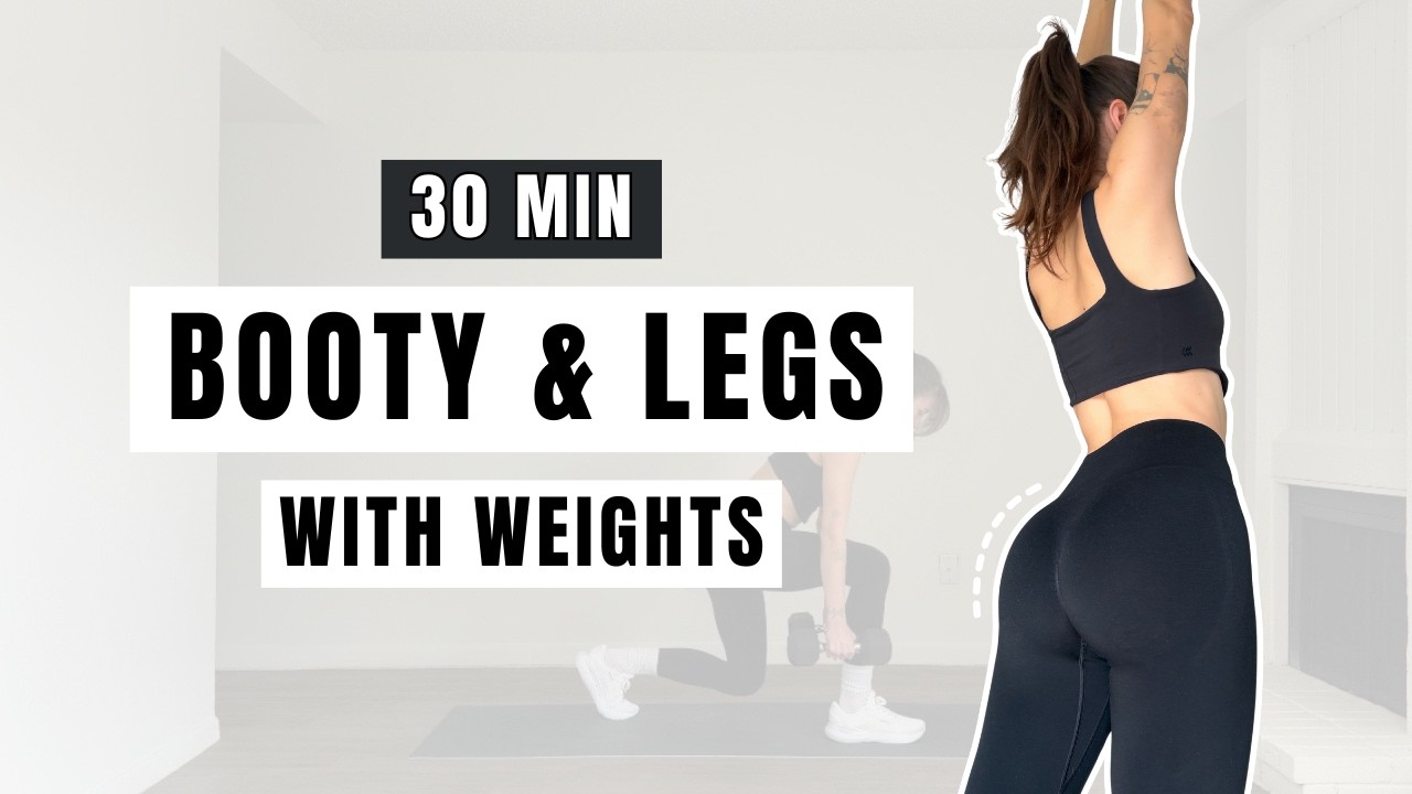 30-минутная тренировка для ягодиц и ног – низкоинтенсивная тренировка для формирования ягодичных ...