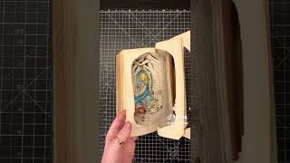 In Wonderland, Alice Walking Through The Mushrooms Book Flip