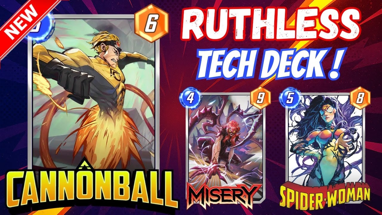 MISERY + CANNONBALL = INSANE CONTROL Deck! | [Marvel Snap] 🔥💀