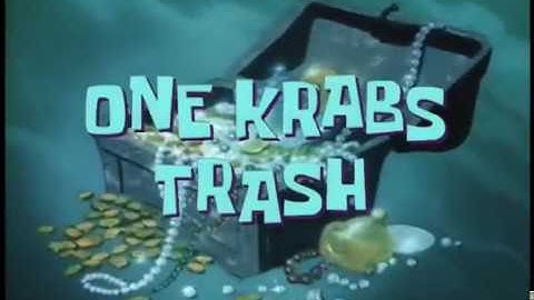 "One Krabs Trash" Title Card