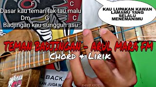 TEMAN BADJINGAN - ARUL MARA FM COVER KENTRUNG SENAR 3 || CHORD \u0026 LIRIK