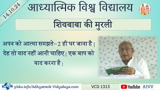AIVV ll शिवबाबा की मुरली ll Shivbaba ki murli VCD 1313 #aivv @A1SPIRITUALUNIVERSITY