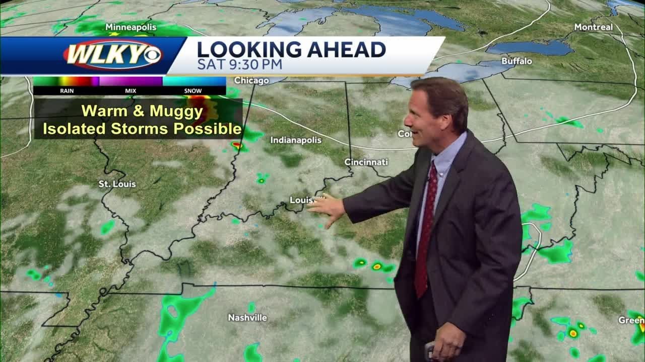 Scattered showers expected Friday - YouTube