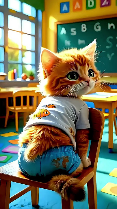 Why Is This Little Cat Always Sad? #cat #motivationalstory #shorts