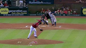 HOU@ARI: Springer doubles to center to plate Altuve