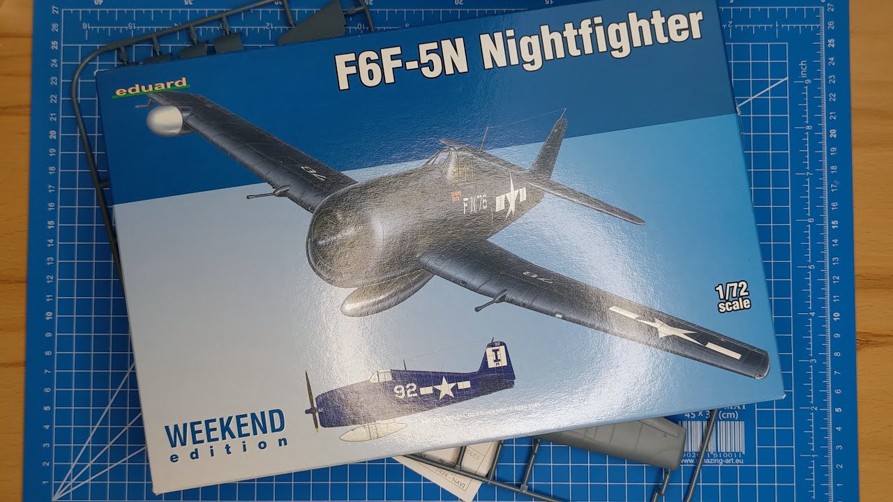 Eduard F6F-5N Nightfighter Weekend Edition What's in the box