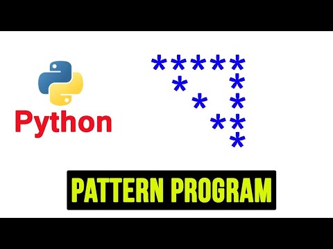 Python Pattern Programs - Printing Stars '*' |  Triangle Shape | Star Pattern
