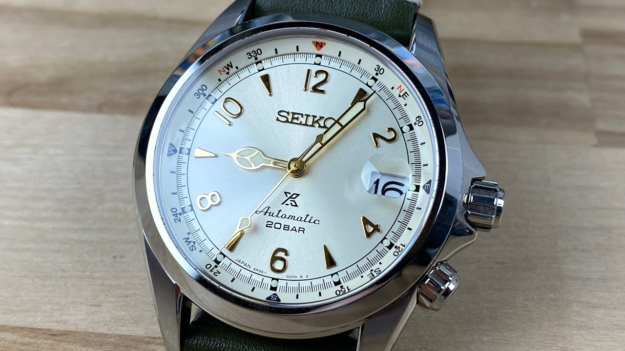 Seiko spb123 off white Alpinist - YouTube