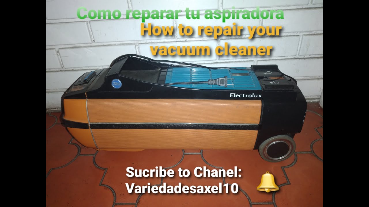 How to repair your vacuum cleaner Como reparar tu aspiradora YouTube