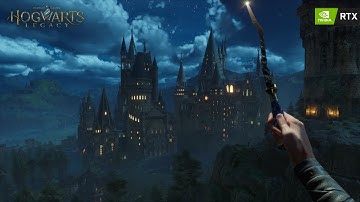 [4K] Relaxing Walk in Hogwarts Castle | First-Person Ambience & Music