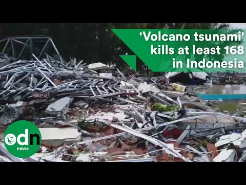 'Volcano tsunami' kills at least 168 in Indonesia