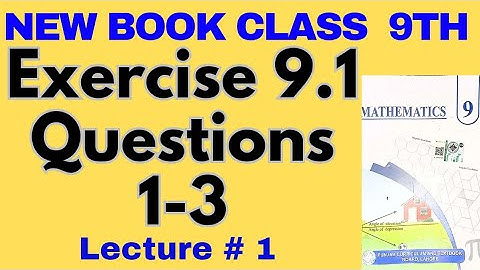 Class 9 Math New Book 2025 | Chapter 9 Similar Figures | Questions 1 to 3