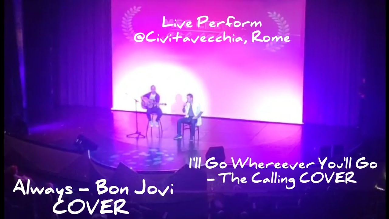 ALMACK STONE, BON JOVI (ALWAYS ) COVER ACCOUSTIC , THE CALLING  COVER ACCOUSTIC @Civitavecchia Rome