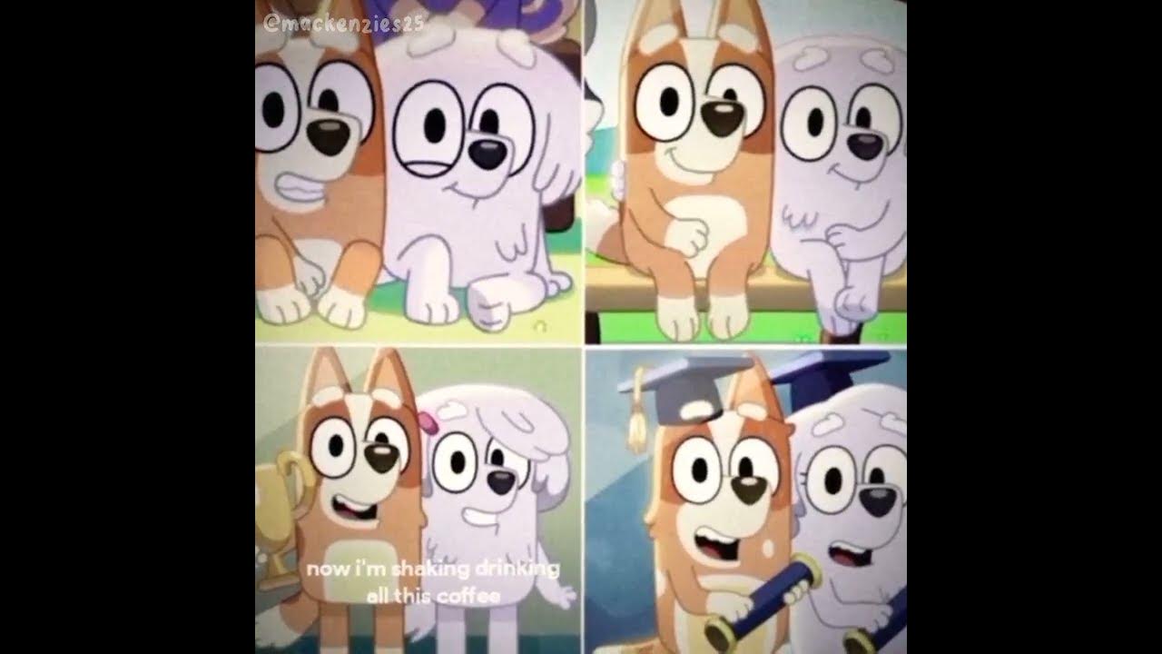Bingo and lila best friend forever bluey blueyedit fyp fyp 