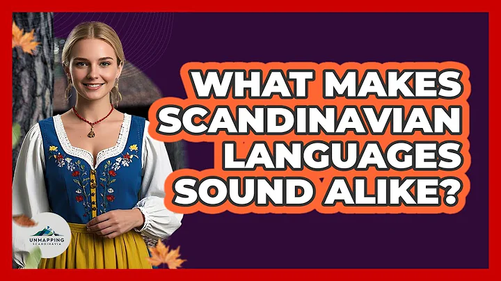 What Makes Scandinavian Languages Sound Alike? - Unmapping Scandinavia