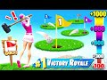 Playing GOLF For Our LOOT in Fortnite