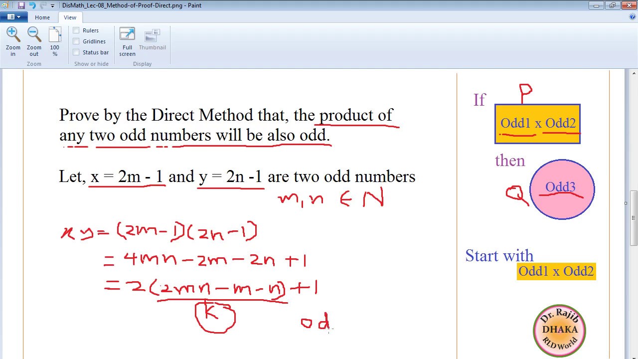How to write discrete math proofs How to write discrete math proofs image