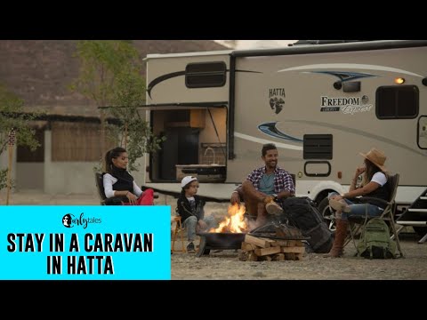 Stay In A Caravan In Hatta At Hatta Wadi Hub | Curly Tales