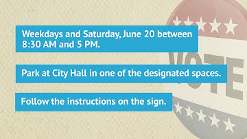 Cast Your Vote - June 23 Dual Primary