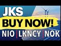 JKS - Is JINKO SOLAR a buy now? BREAKING OUT? What happened to LKNCY? #JKS #JINKO stock #NIO #NOK