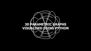3D Parametric Equations Visualised Using Python