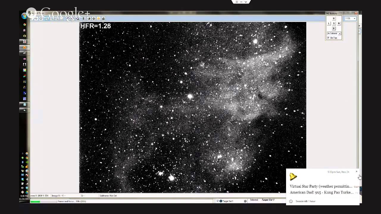 hangouts on air alternative Virtual Star Party - November 24, 2013 Comets and More!