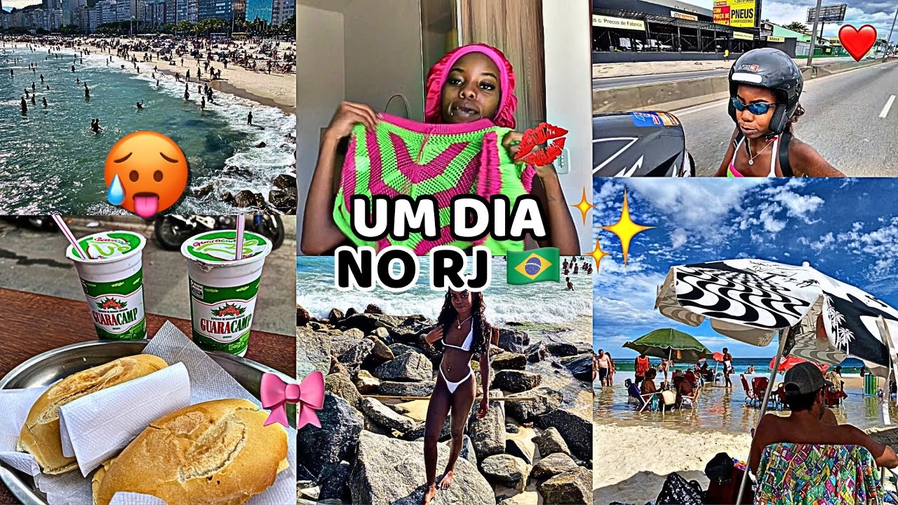 FUI NA PRAIA COM O BOY👩‍❤️‍👨 +mini vlog #vlog #rj 